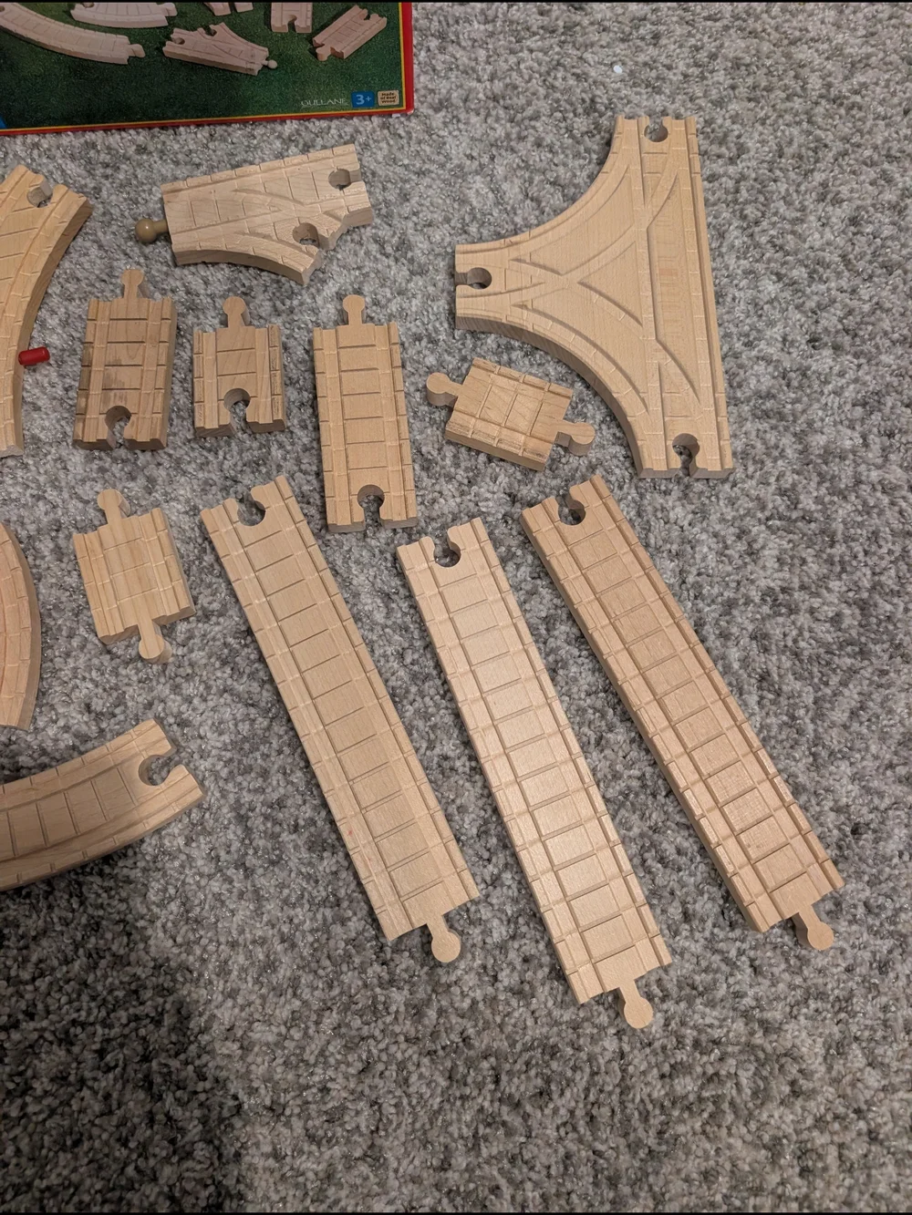 Thomas & Friends Wooden Railway Natural Wood Track Expansion Set - Beige